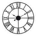 IvoQ Wandklok Industrieel Romeins Metaal 60 cm-IvoQ
