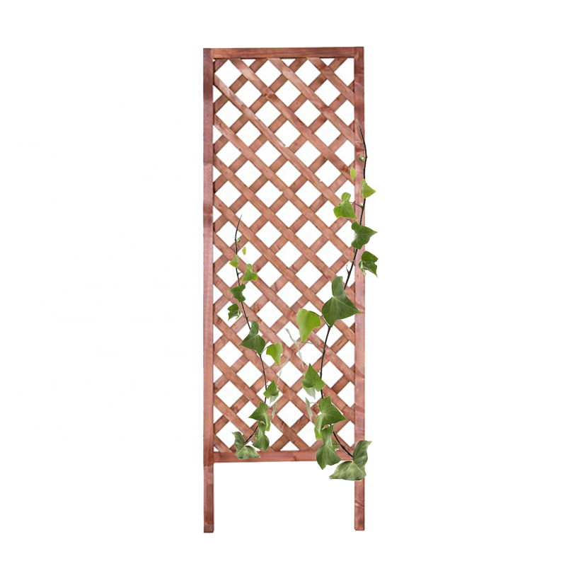 IvoQ Houten Trellisschermen – Set van 2 | Klimrek voor Planten | 183x63 cm | FSC Gecertificeerd Vurenhout