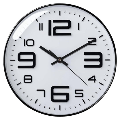IvoQ Wandklok Modern Design Wit 30 cm