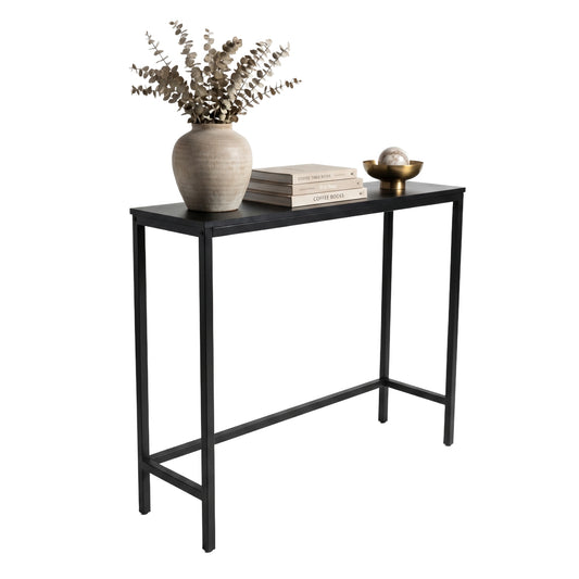 IvoQ Sidetable Zwart Industrieel - 75 x 24 x 75 cm
