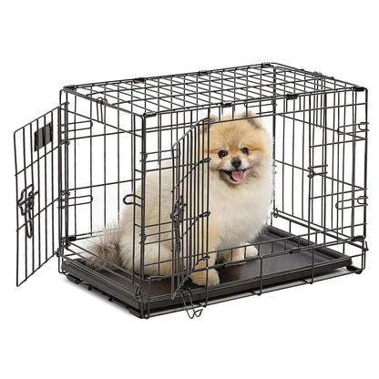 IvoQ Hondenbench S – Zwart – 60×43×49.5 cm