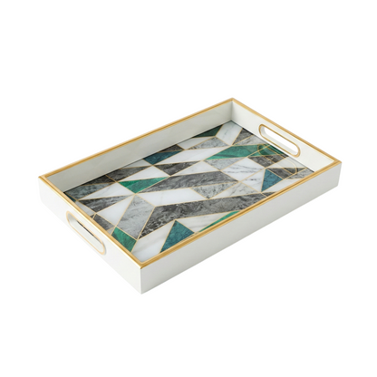 IvoQ Luxe Dienblad Marmerlook