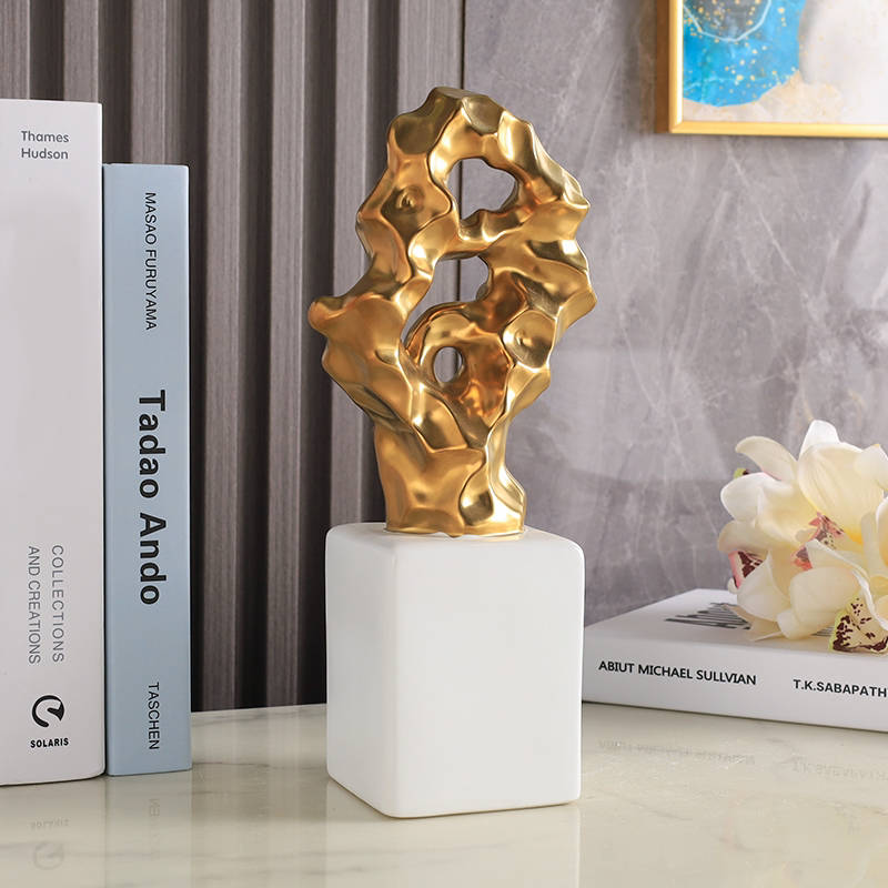 IvoQ Keramische Decoratie Beelden Set - Modern en Luxe - Perfect Cadeau