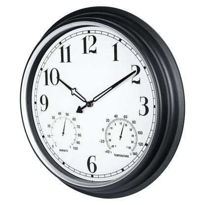 IvoQ Wandklok Retro Waterdicht 40 cm