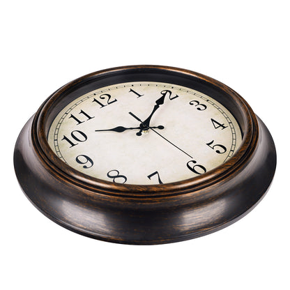 IvoQ Wandklok Retro Stil Quartz 30 cm