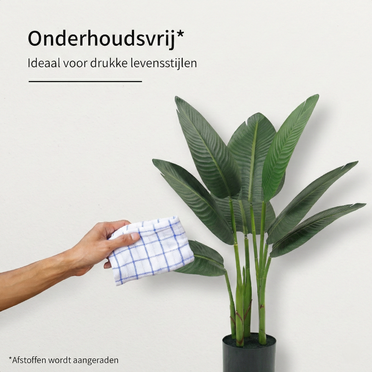 IvoQ Strelitzia Kunstplant 80 cm