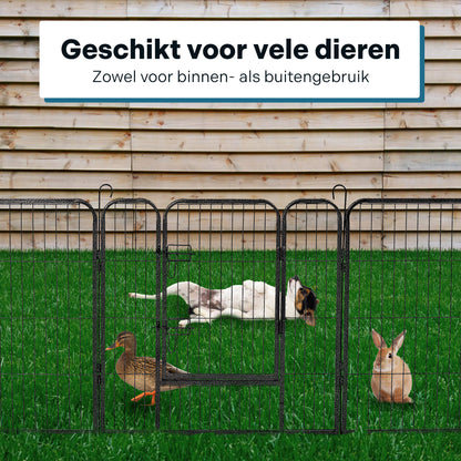 IvoQ Puppyren 8 Panelen 80 cm Hoog