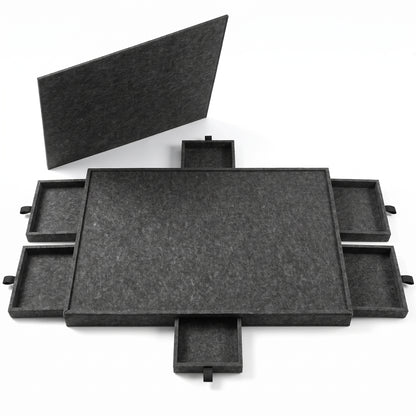 IvoQ Puzzelbord - 1000 Stukjes - 6 Sorteerlades met Standaard