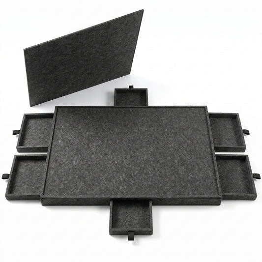 IvoQ Puzzelbord - 1000 Stukjes - 6 Sorteerlades met Standaard