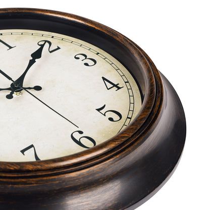 IvoQ Wandklok Retro Stil Quartz 30 cm