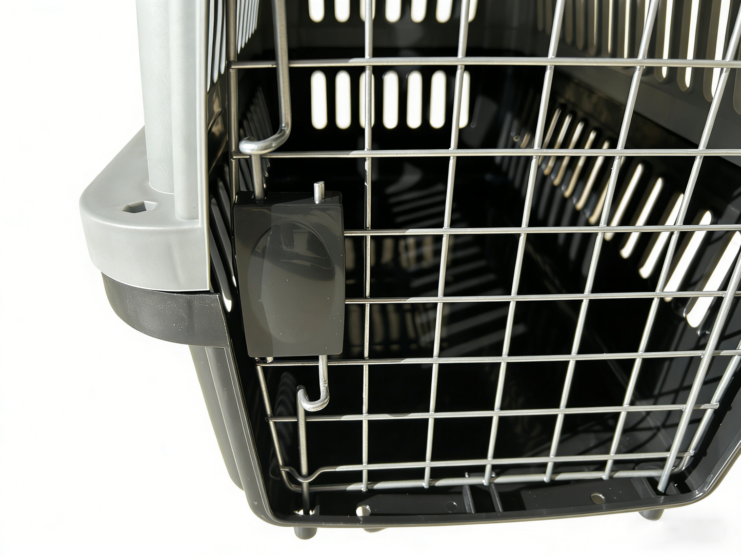 IvoQ Reismand Kat M – 58x37x36 cm – Crème/Antraciet