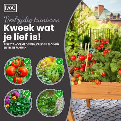 IvoQ Verhoogde Plantenbak FSC 126x60x76 cm