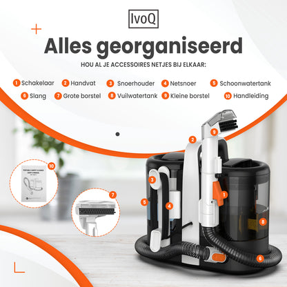 IvoQ Tapijtreiniger Compact 600W