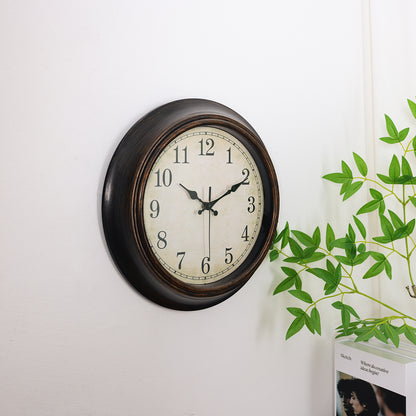 IvoQ Wandklok Retro Stil Quartz 30 cm
