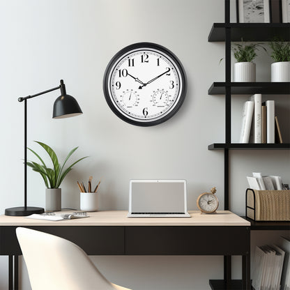 IvoQ Wandklok Retro Waterdicht 40 cm