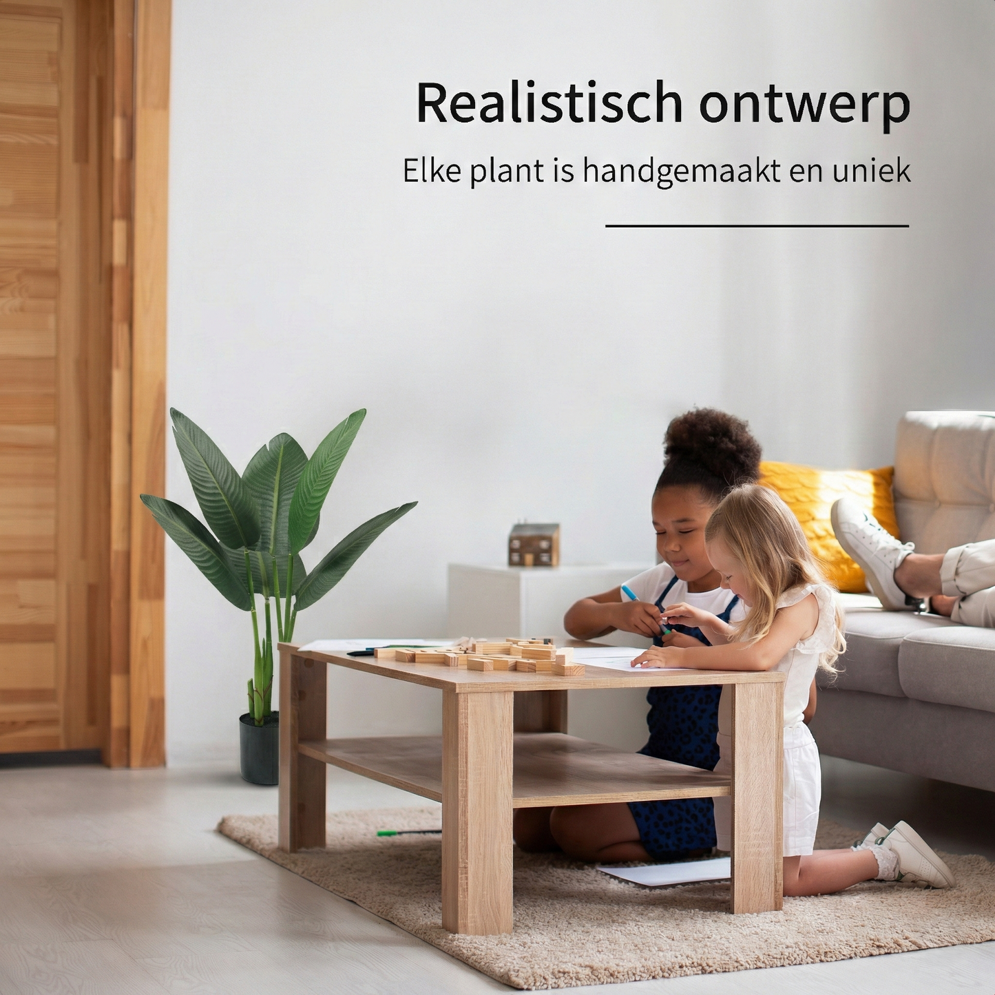 IvoQ Strelitzia Kunstplant 80 cm