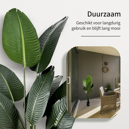 IvoQ Strelitzia Kunstplant 120 cm