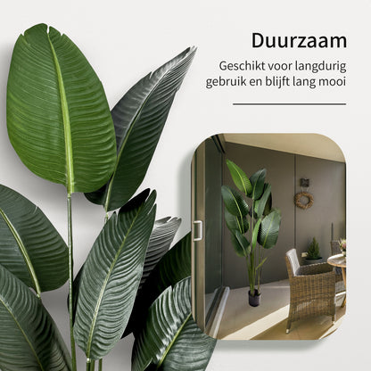 IvoQ Strelitzia Kunstplant 180 cm
