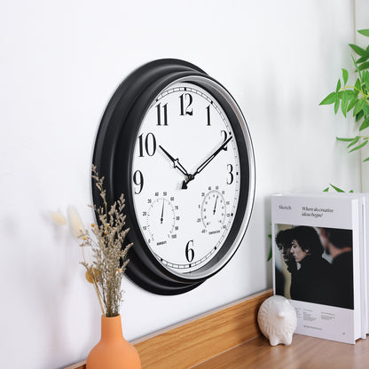 IvoQ Wandklok Retro Waterdicht 40 cm
