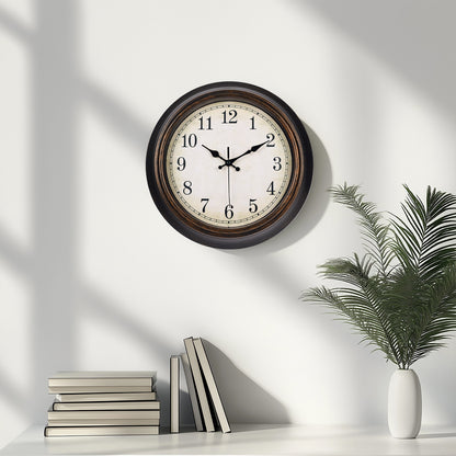 IvoQ Wandklok Retro Stil Quartz 30 cm