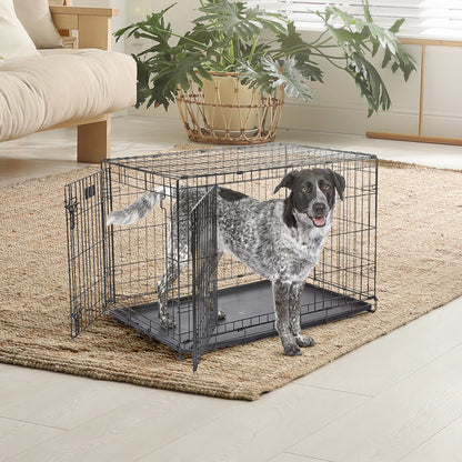 IvoQ Hondenbench M – Zwart – 75.5×47×54.5 cm