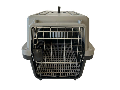 IvoQ Reismand Kat M – 58x37x36 cm – Crème/Antraciet