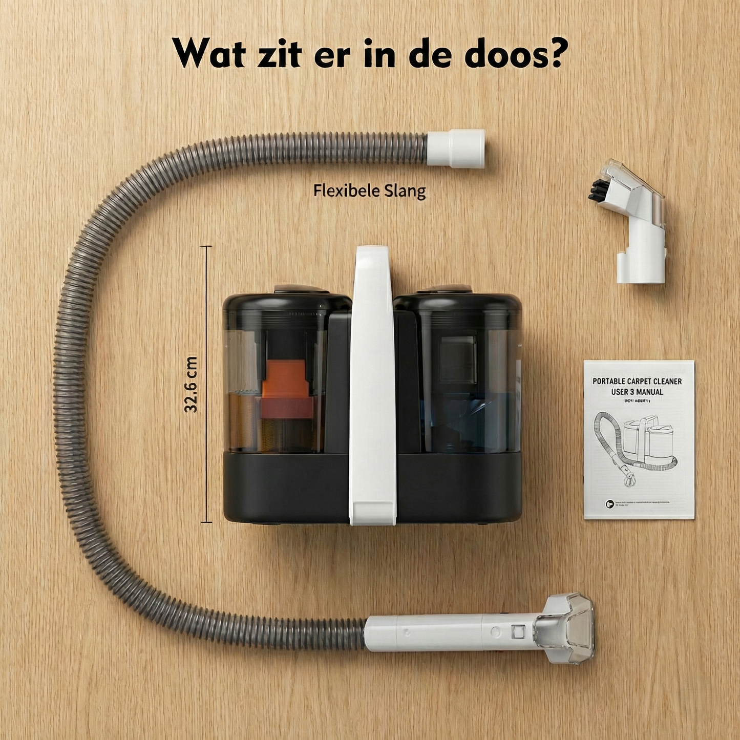 IvoQ Tapijtreiniger & Vlekkenreiniger 600W