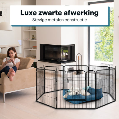IvoQ Puppyren 8 Panelen 80 cm Hoog