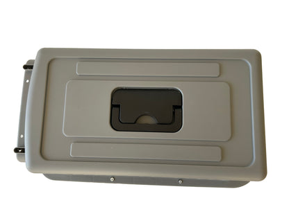 IvoQ Reismand Kat M – 58x37x36 cm – Crème/Antraciet