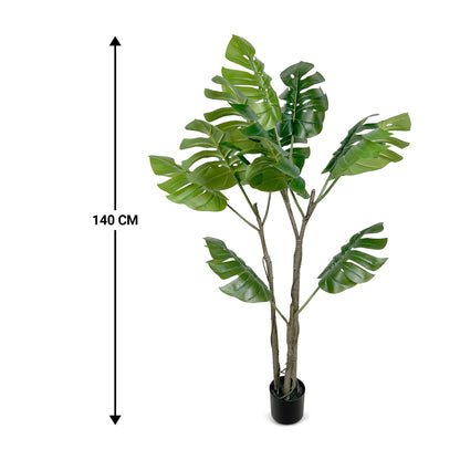 IvoQ Monstera Kunstplant 140 cm