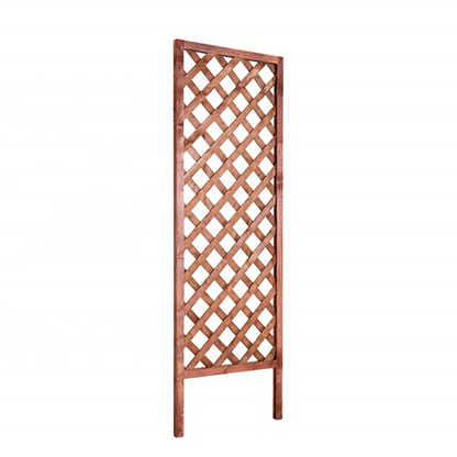 IvoQ Trellisschermen Hout Set 2 stuks 183x63 cm