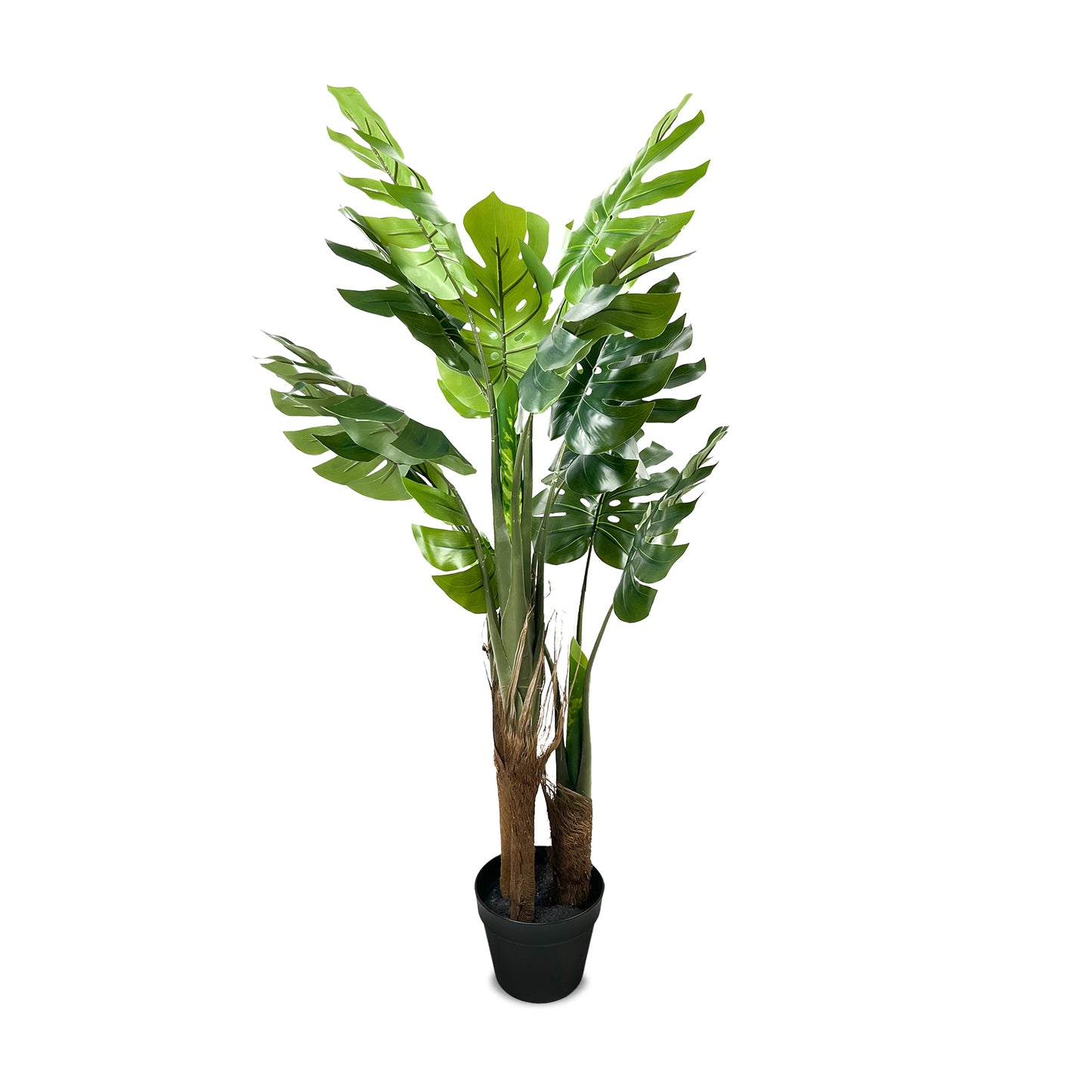 IvoQ Monstera Kunstplant 120 cm – Natuurlijke Look – Onderhoudsvrij – Perfect voor Thuis & Kantoor