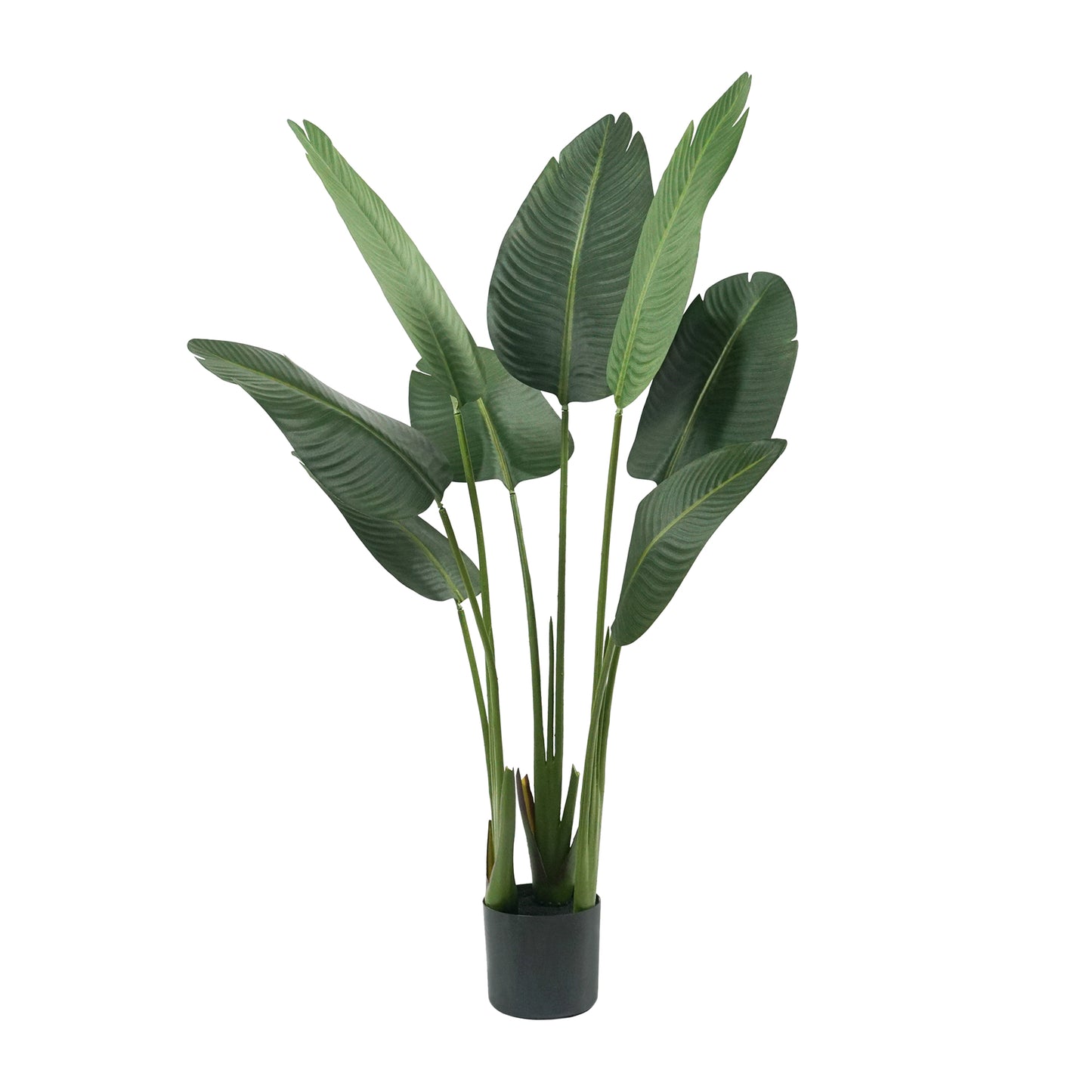 IvoQ Strelitzia Kunstplant 120 cm – Duurzaam, Realistisch, Stijlvol en Onderhoudsvrij