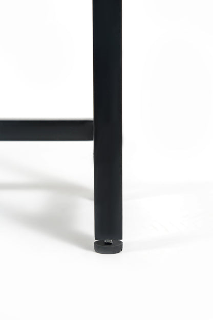 IvoQ Sidetable Industrieel Hout Metaal Bruin
