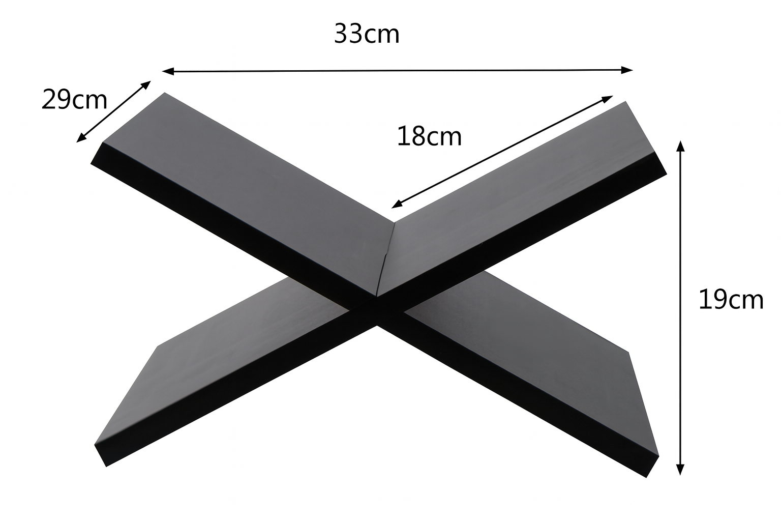 IvoQ Boekenstandaard X Zwart-IvoQ