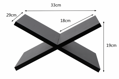 IvoQ Boekenstandaard X Zwart-IvoQ